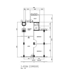 Blk 1 Ghim Moh Green (Queenstown), HDB 3 Rooms #560048091